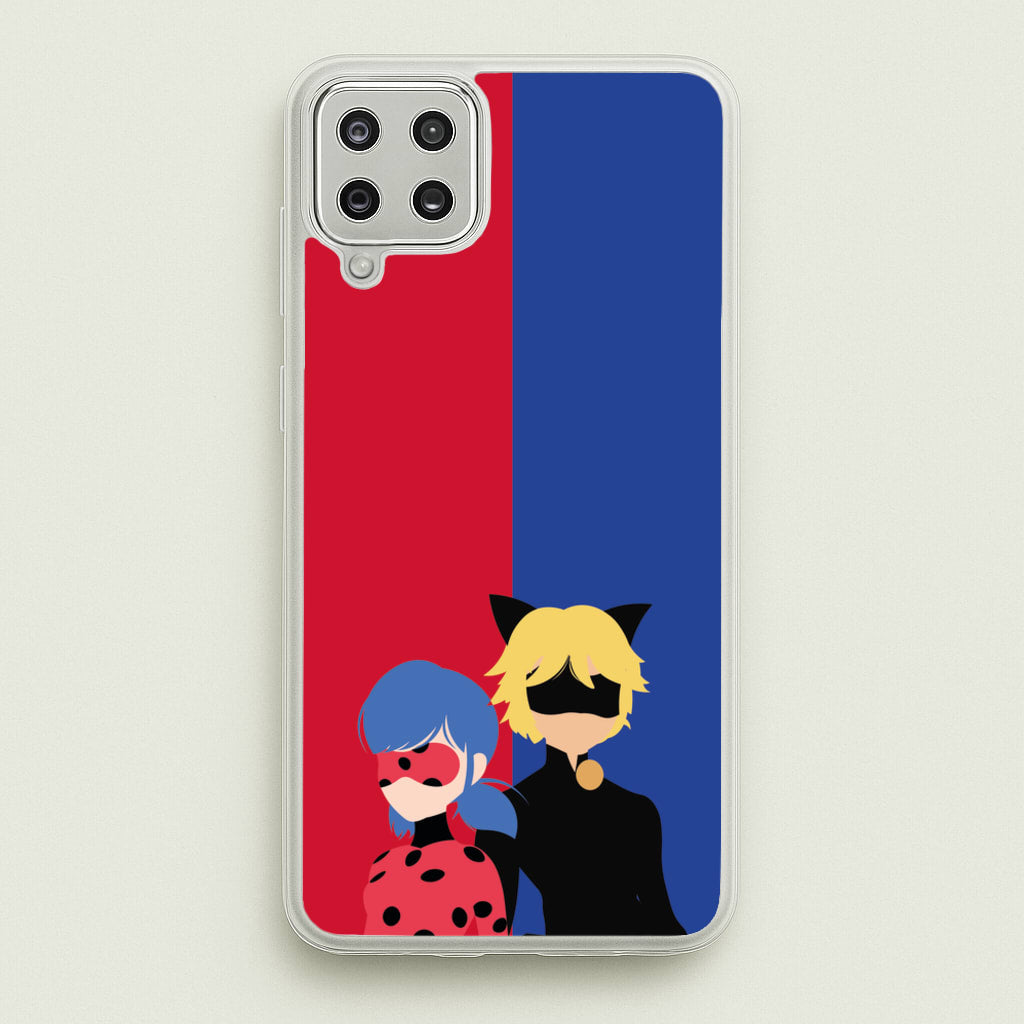 Red And Blue - Miraculous Phone Case for Galaxy A12
