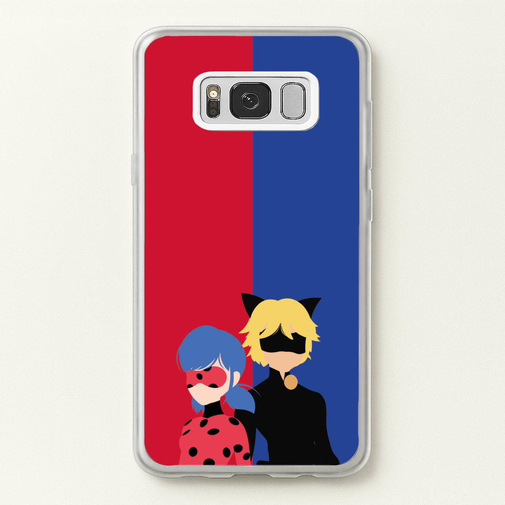 Red And Blue - Miraculous Phone Case for Galaxy S8