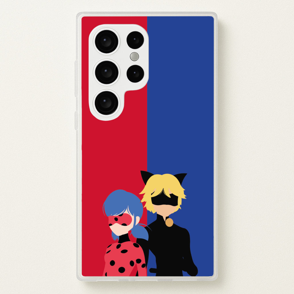 Red And Blue - Miraculous Phone Case for Galaxy S24 Ultra
