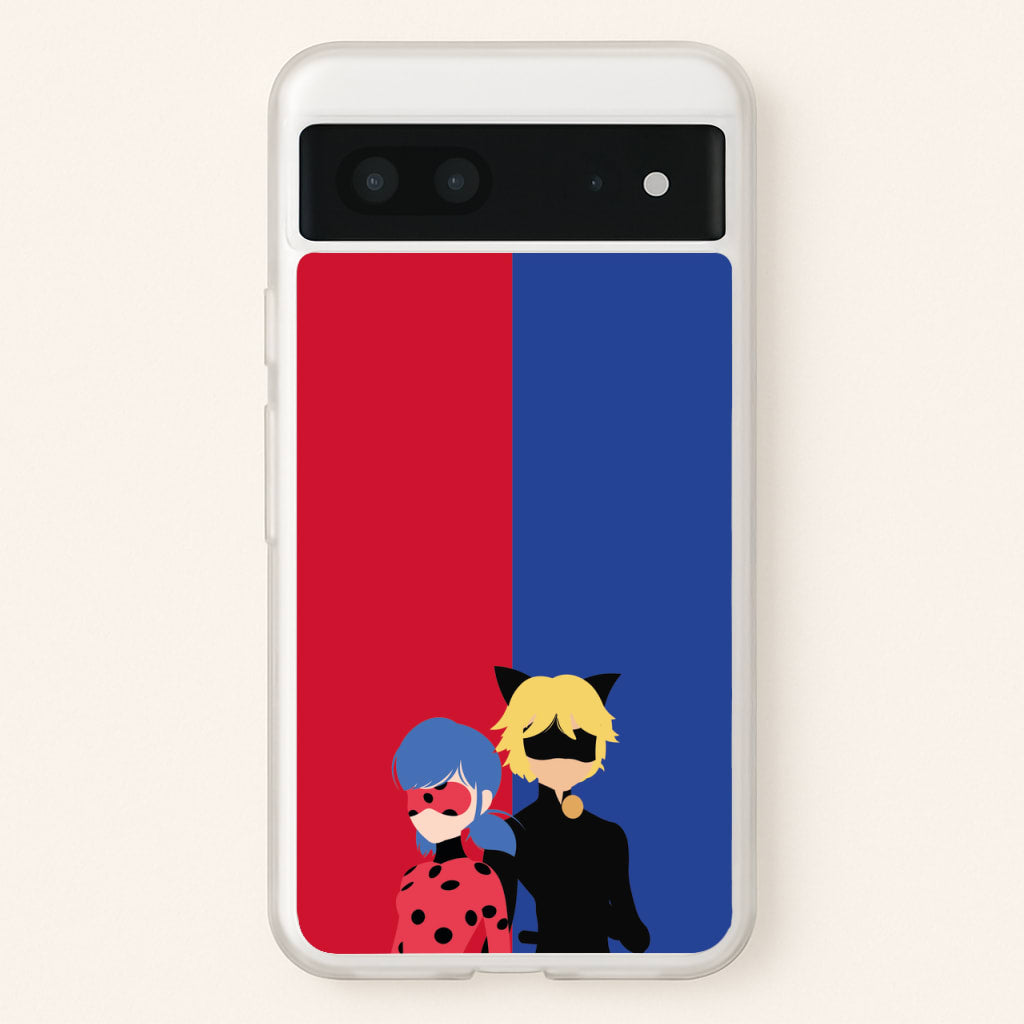 Red And Blue - Miraculous Phone Case for Google Pixel 7