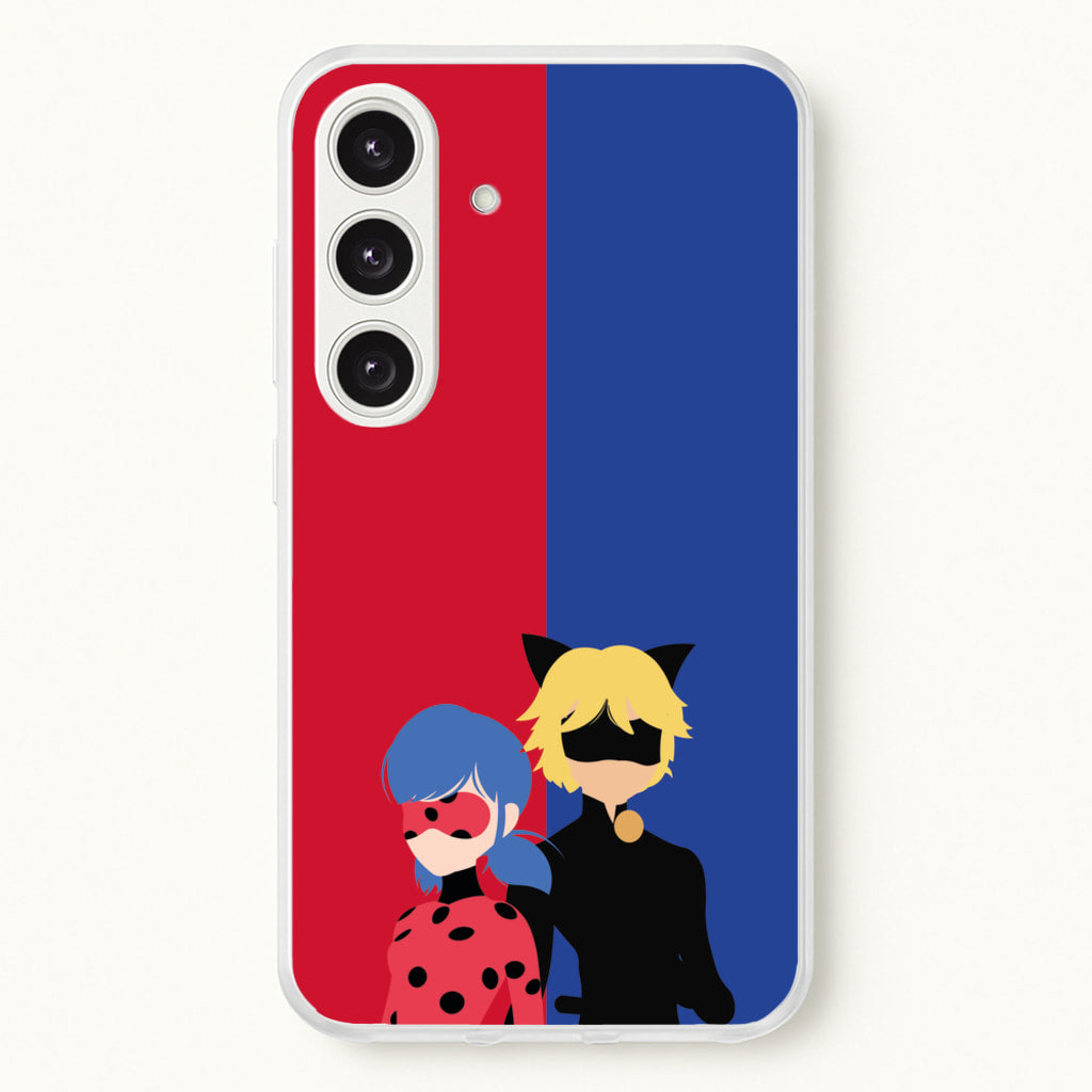 Red And Blue - Miraculous Phone Case for Galaxy S24FE