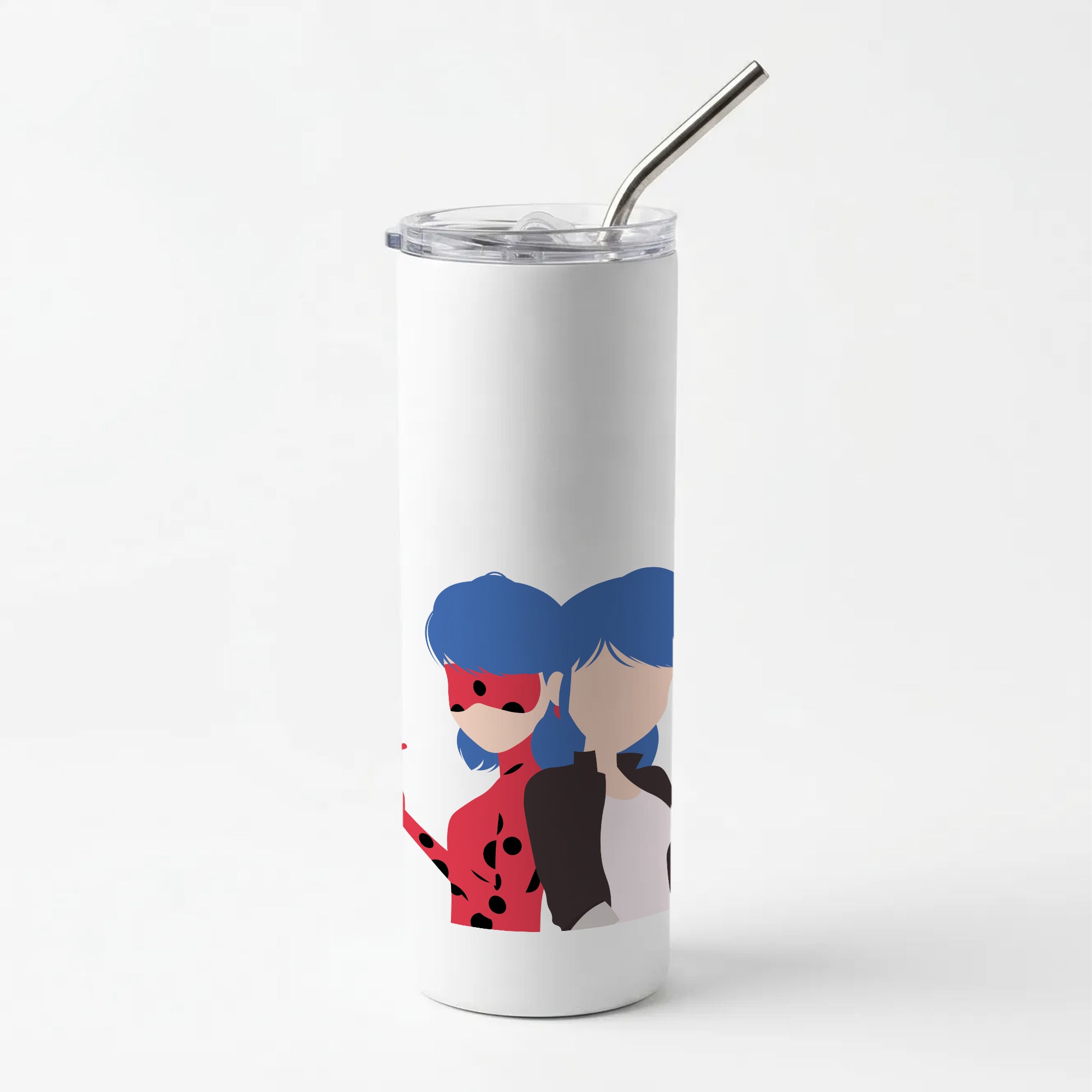 Marinette And Ladybug Skinny Tumbler