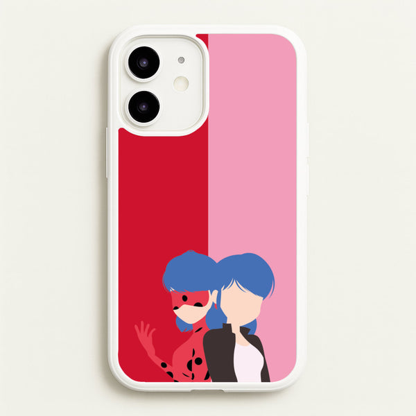 Marinette And Ladybug - Miraculous Phone Case for iPhone 12 / 12 Pro