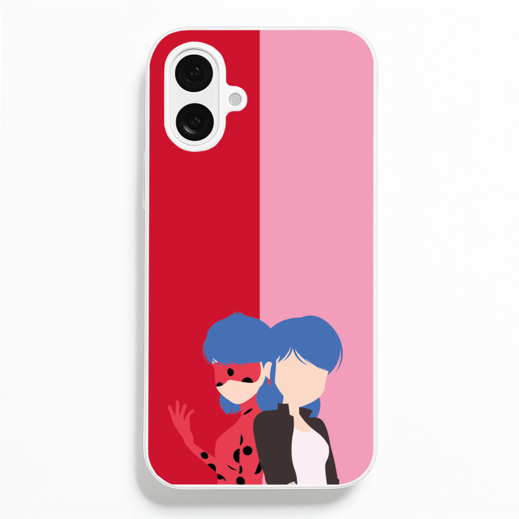 Marinette And Ladybug - Miraculous Phone Case for iPhone 16 Plus
