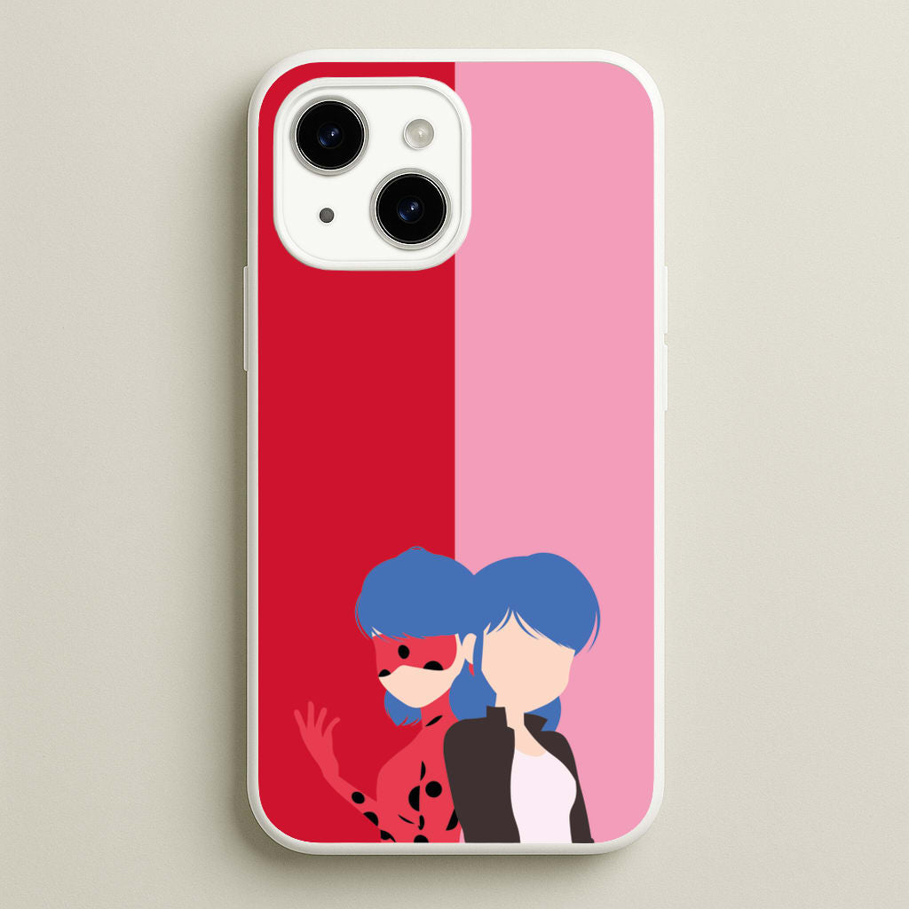 Marinette And Ladybug - Miraculous Phone Case for iPhone 15