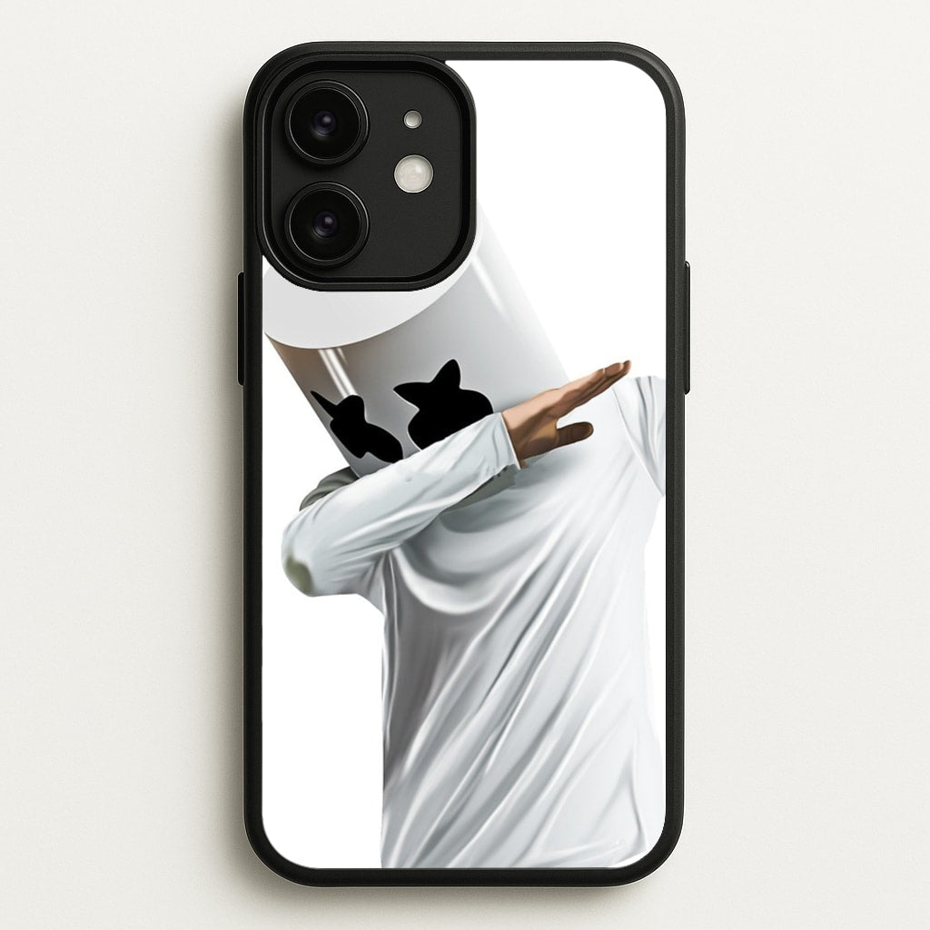 White Helmet DJ Dab - Marshmello Phone Case for iPhone 11
