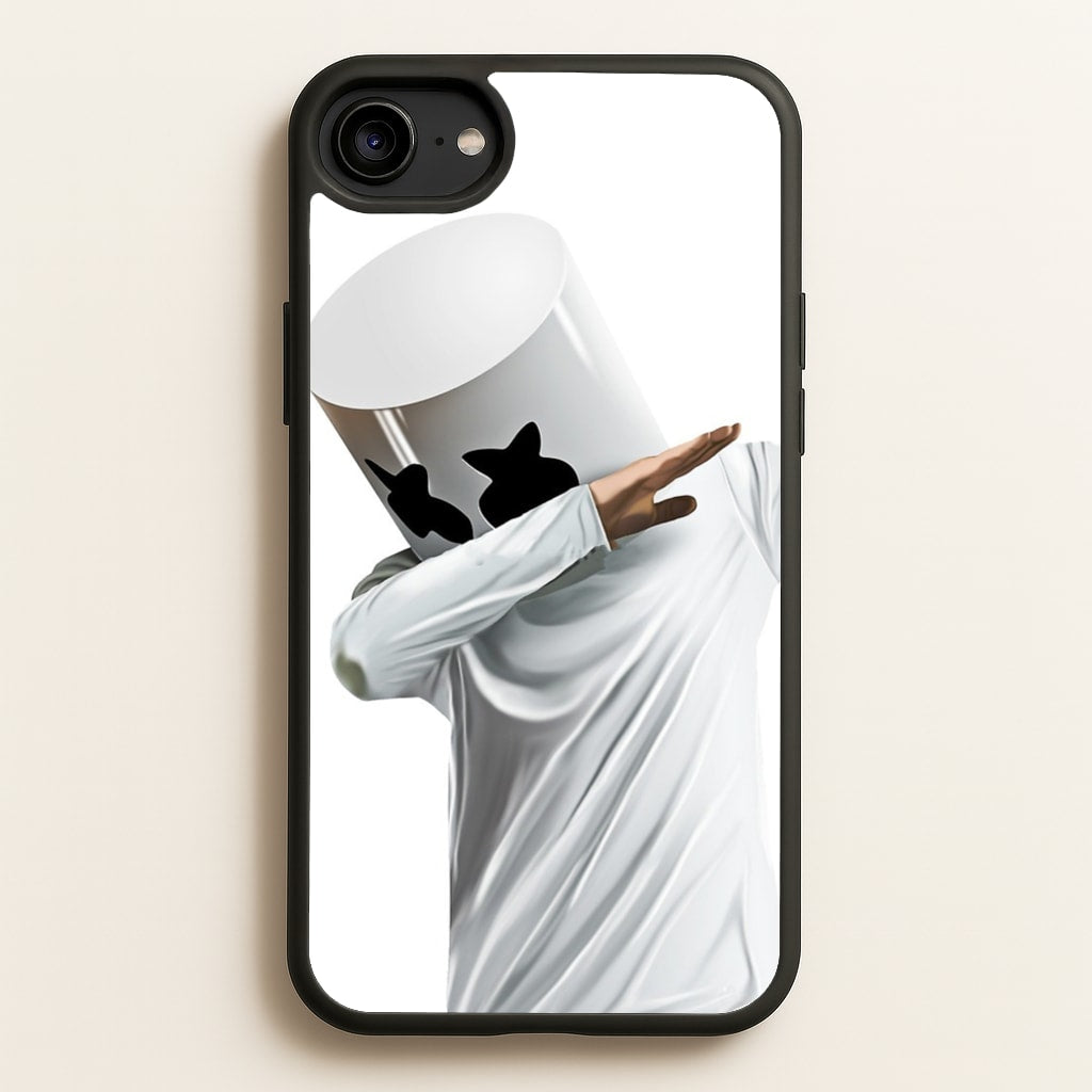 White Helmet DJ Dab - Marshmello Phone Case for iPhone 6 / 7 / 8 / SE