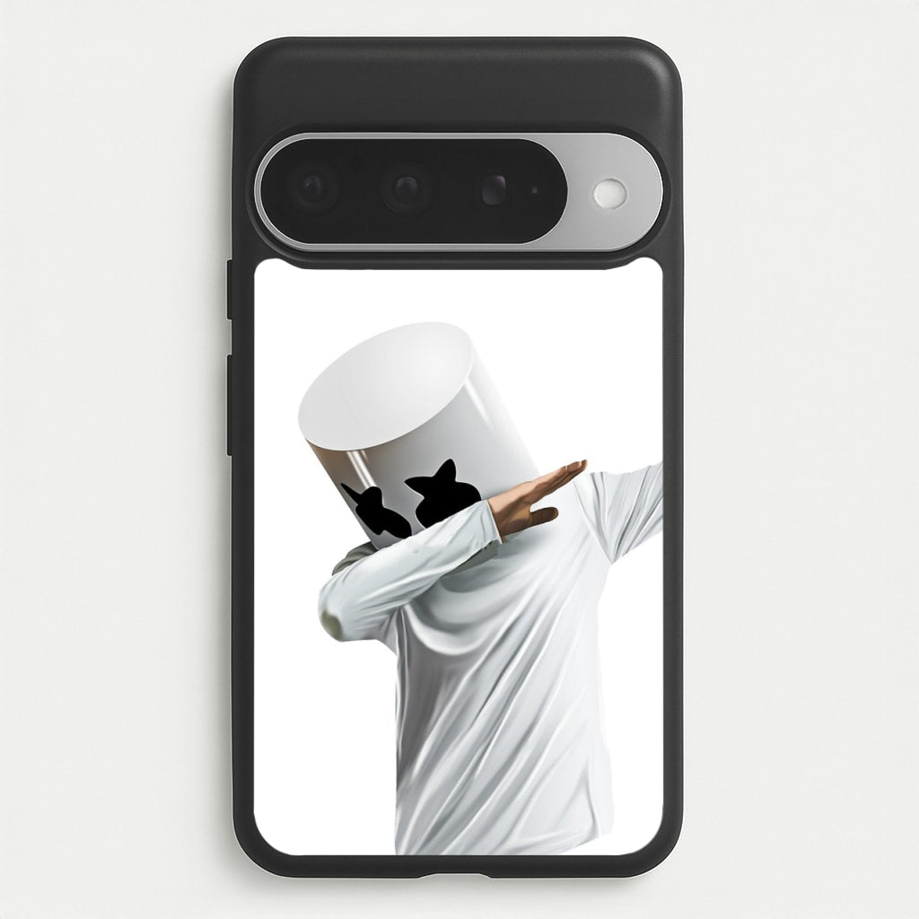 White Helmet DJ Dab Phone Case for Google Pixel 10 Pro XL