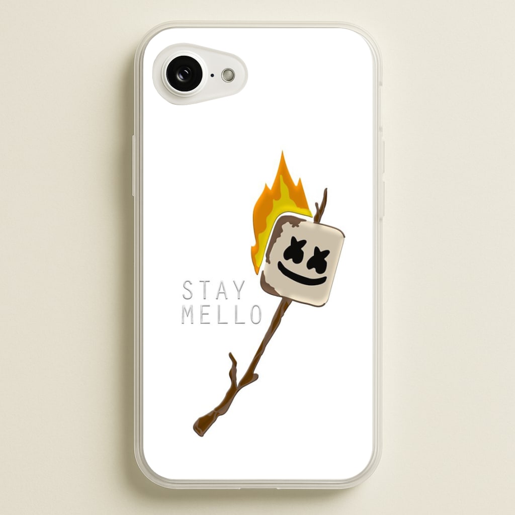 Stay Mello White Helmet DJw - White Helmet DJ - Marshmello Phone Case for iPhone 16e