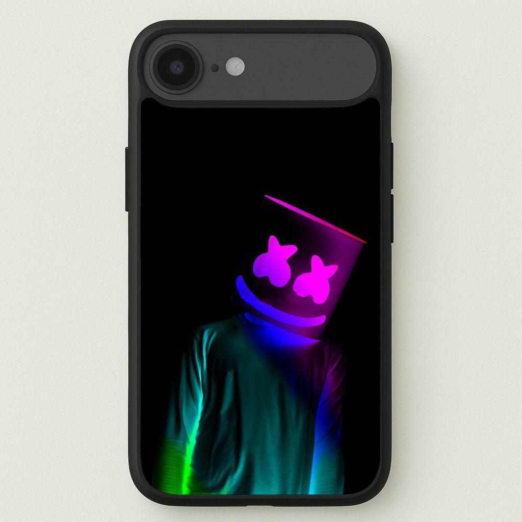 White Helmet DJ In Lights Phone Case for iPhone 17 Air