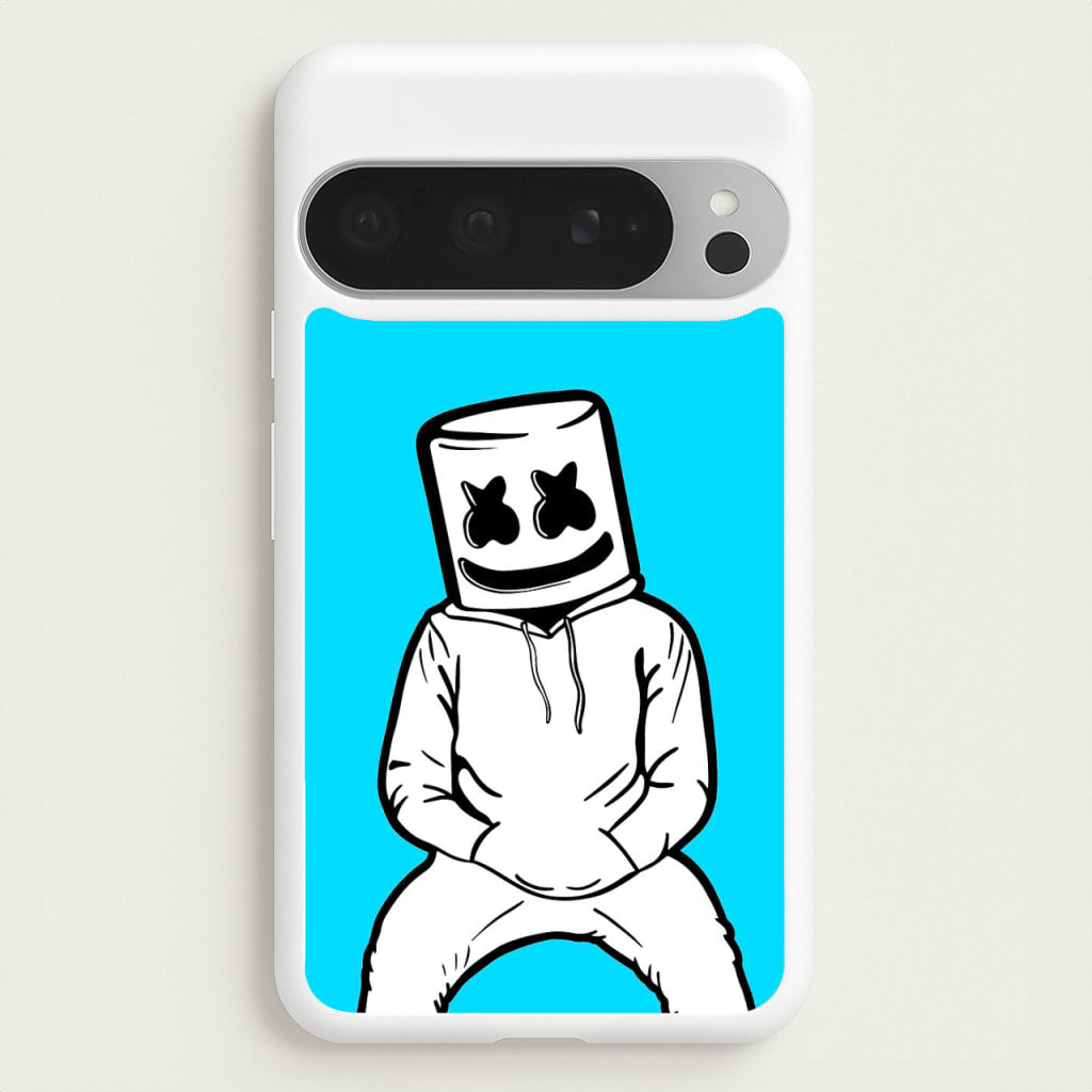 Blue White Helmet DJ - Marshmello Phone Case for Google Pixel 9 Pro XL