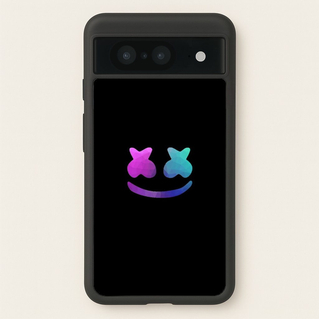 Black White Helmet DJ - Marshmello Phone Case for Google Pixel 8