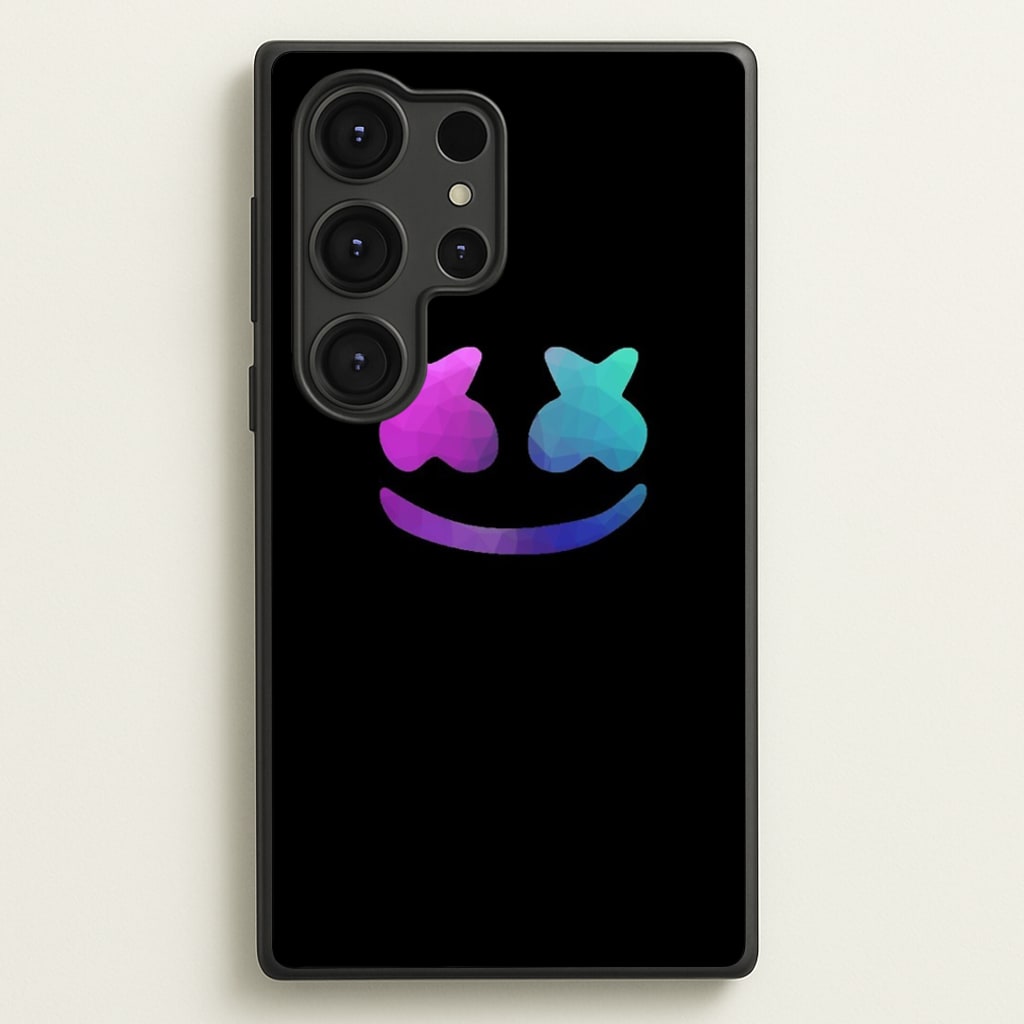 Black White Helmet DJ - Marshmello Phone Case for Galaxy S25 Ultra
