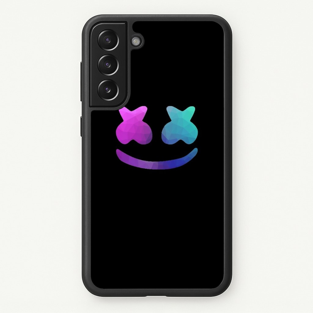 Black White Helmet DJ - Marshmello Phone Case for Galaxy S21