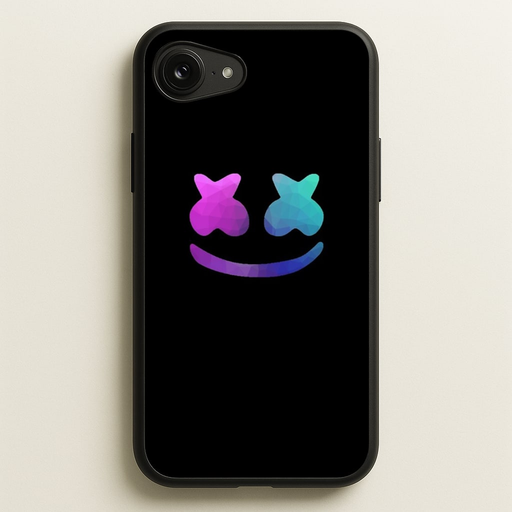 Black White Helmet DJ - Marshmello Phone Case for iPhone 16e