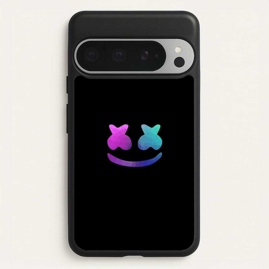 Black White Helmet DJ - Marshmello Phone Case for Google Pixel 9 Pro XL