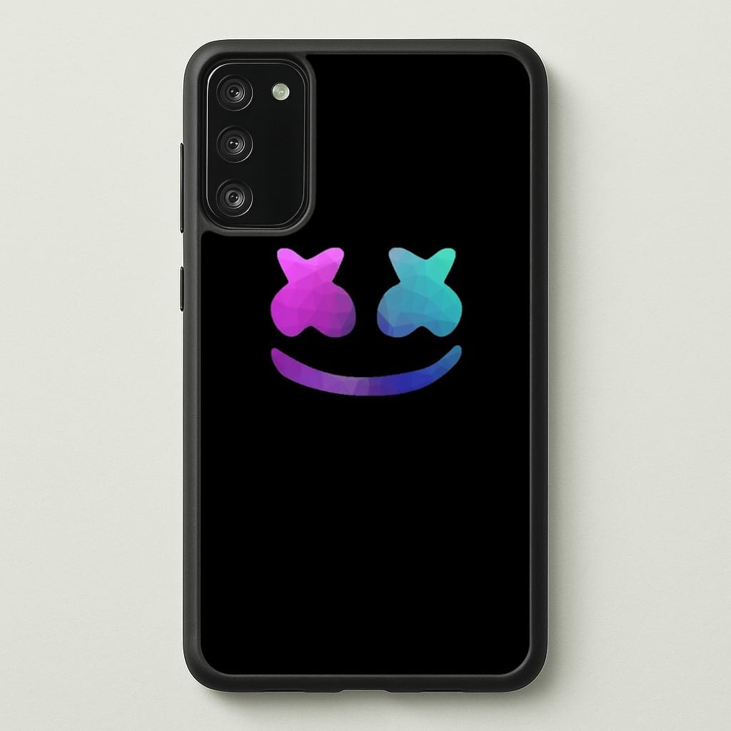 Black White Helmet DJ - Marshmello Phone Case for Galaxy S20