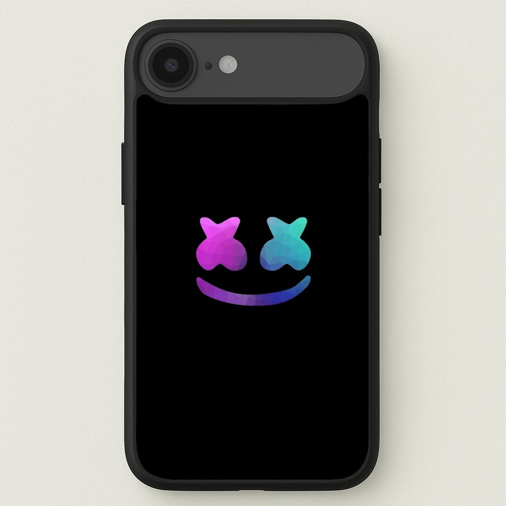 Black White Helmet DJ Phone Case for iPhone 17 Air