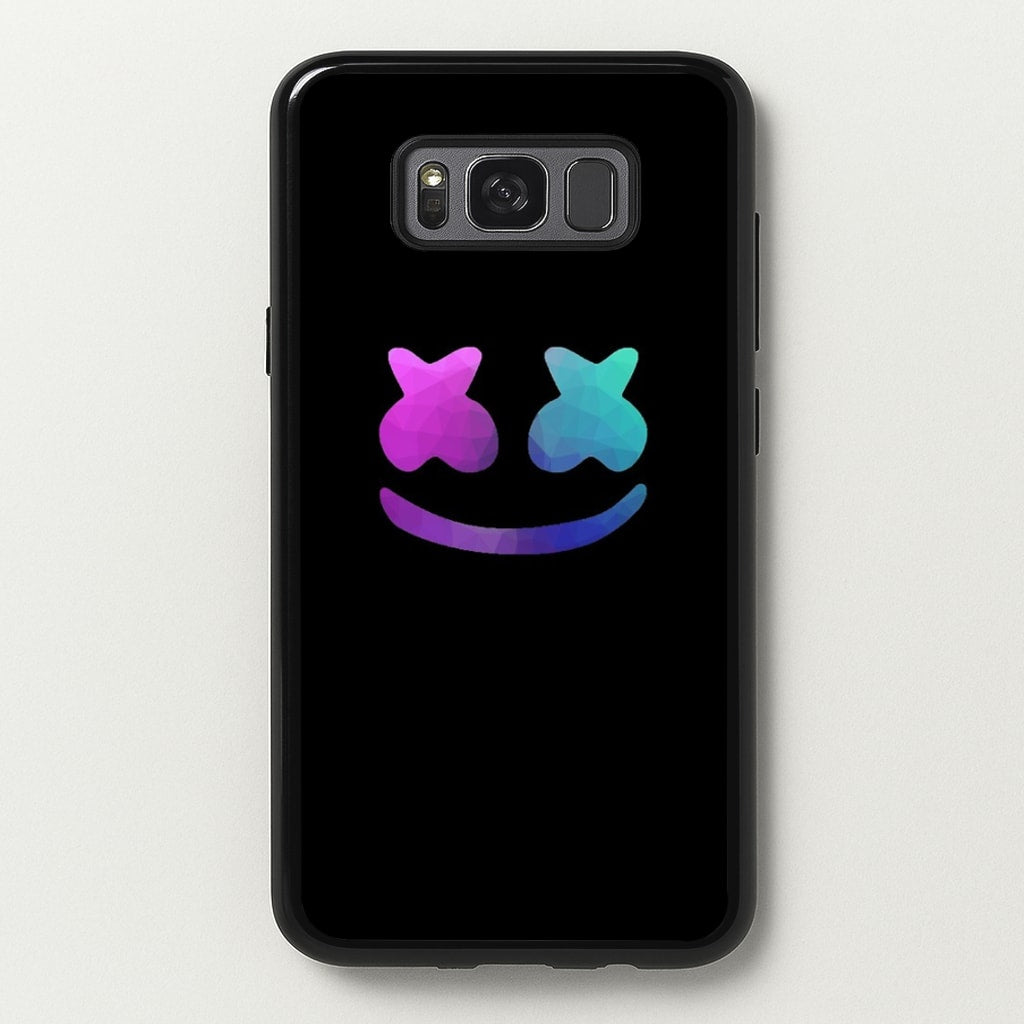 Black White Helmet DJ - Marshmello Phone Case for Galaxy S8