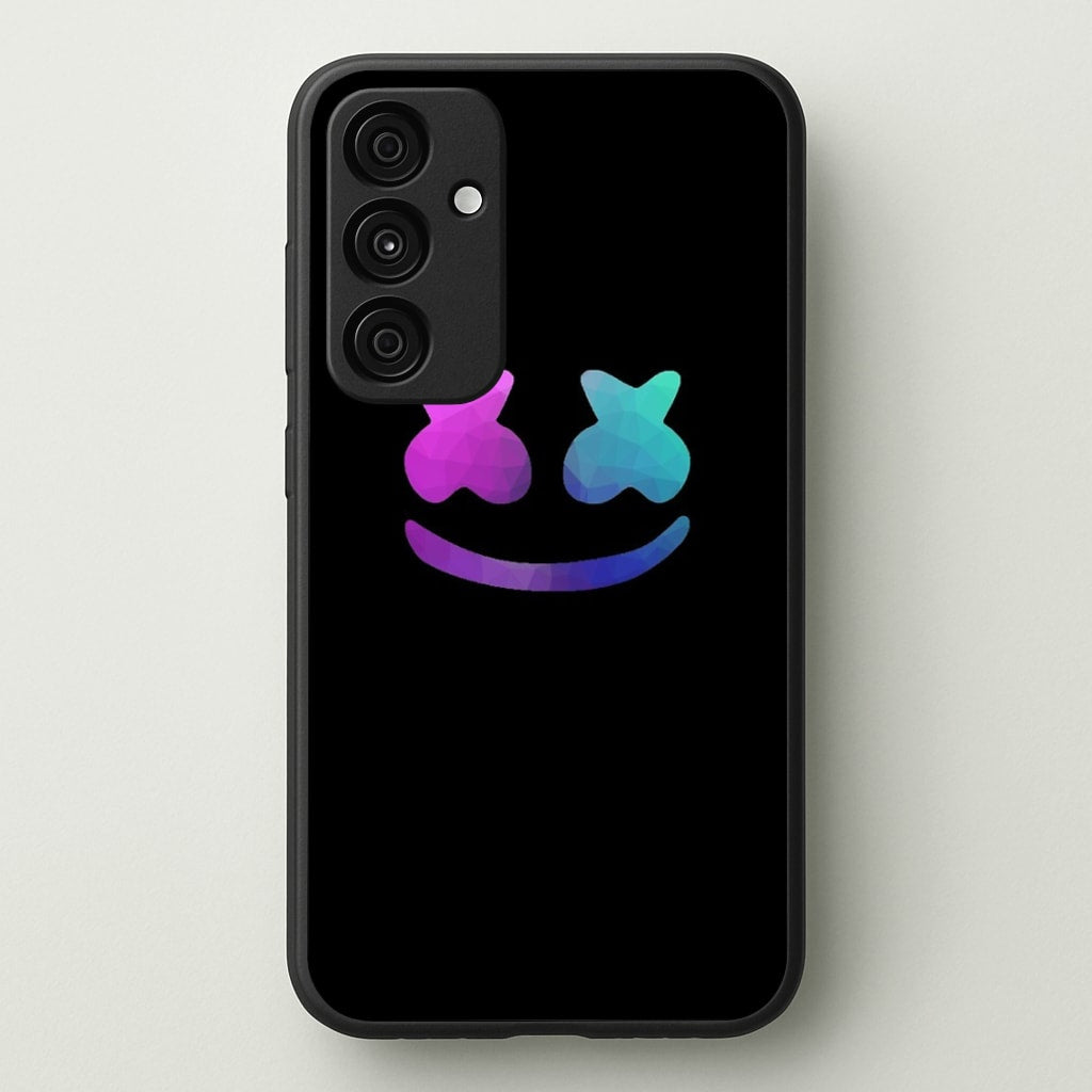 Black White Helmet DJ - Marshmello Phone Case for Galaxy A35