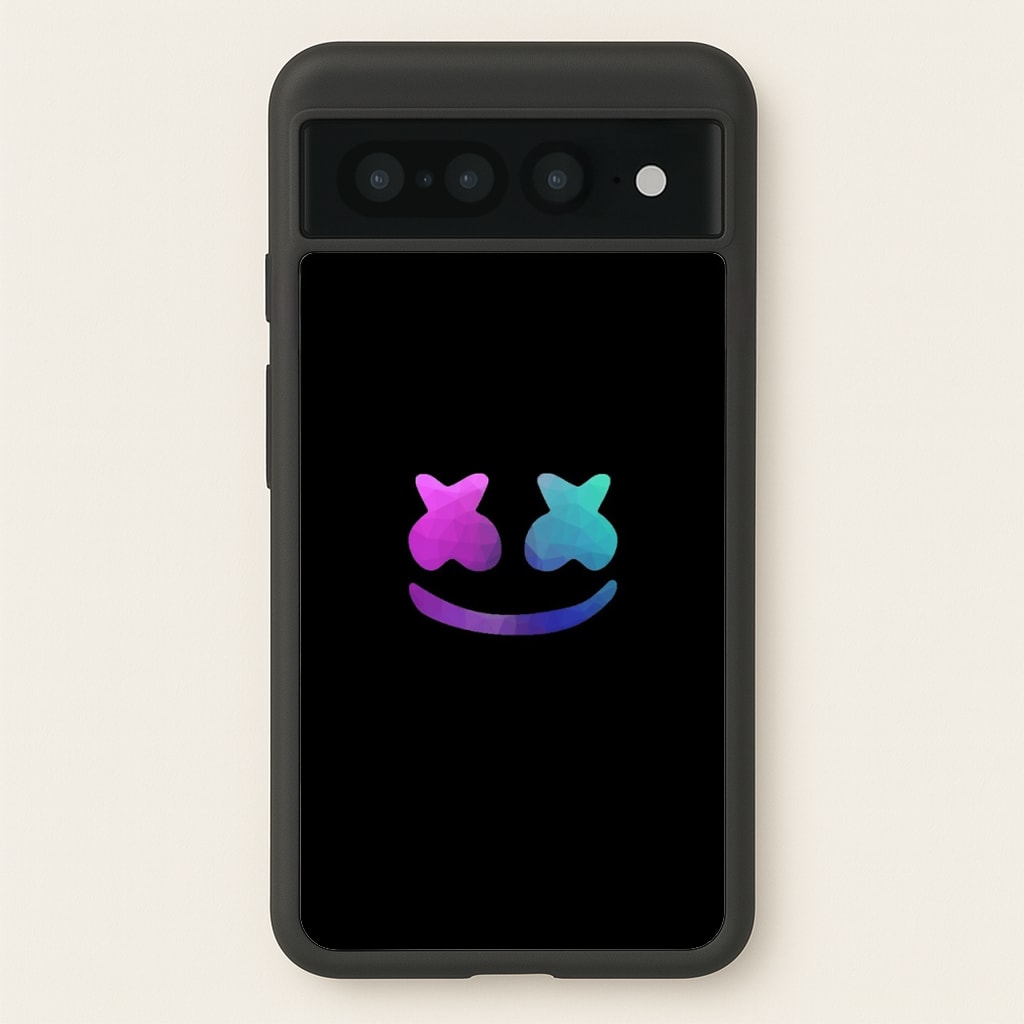 Black White Helmet DJ - Marshmello Phone Case for Google Pixel 7 Pro