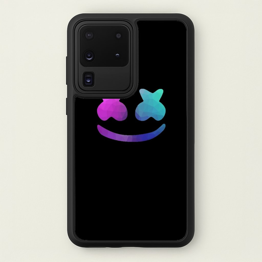 Black White Helmet DJ - Marshmello Phone Case for Galaxy S20 Ultra