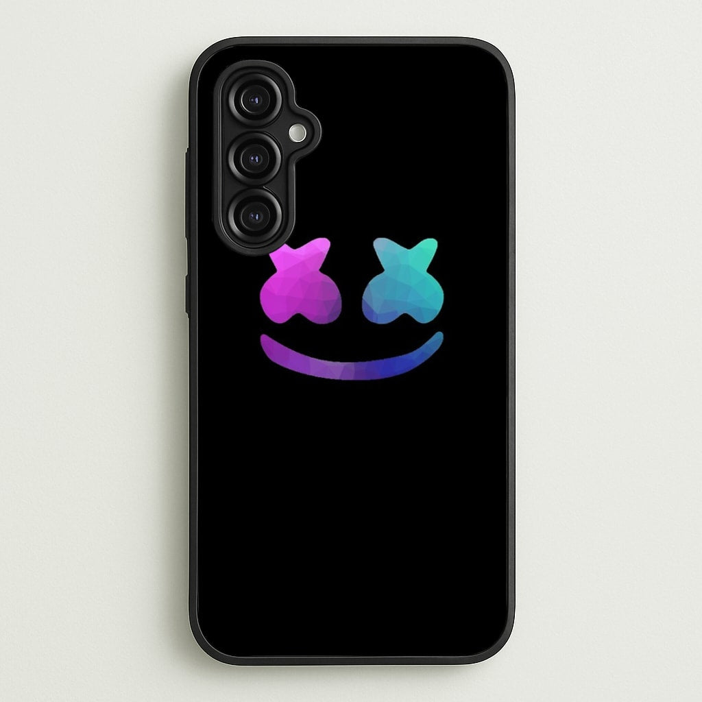 Black White Helmet DJ - Marshmello Phone Case for Galaxy A14