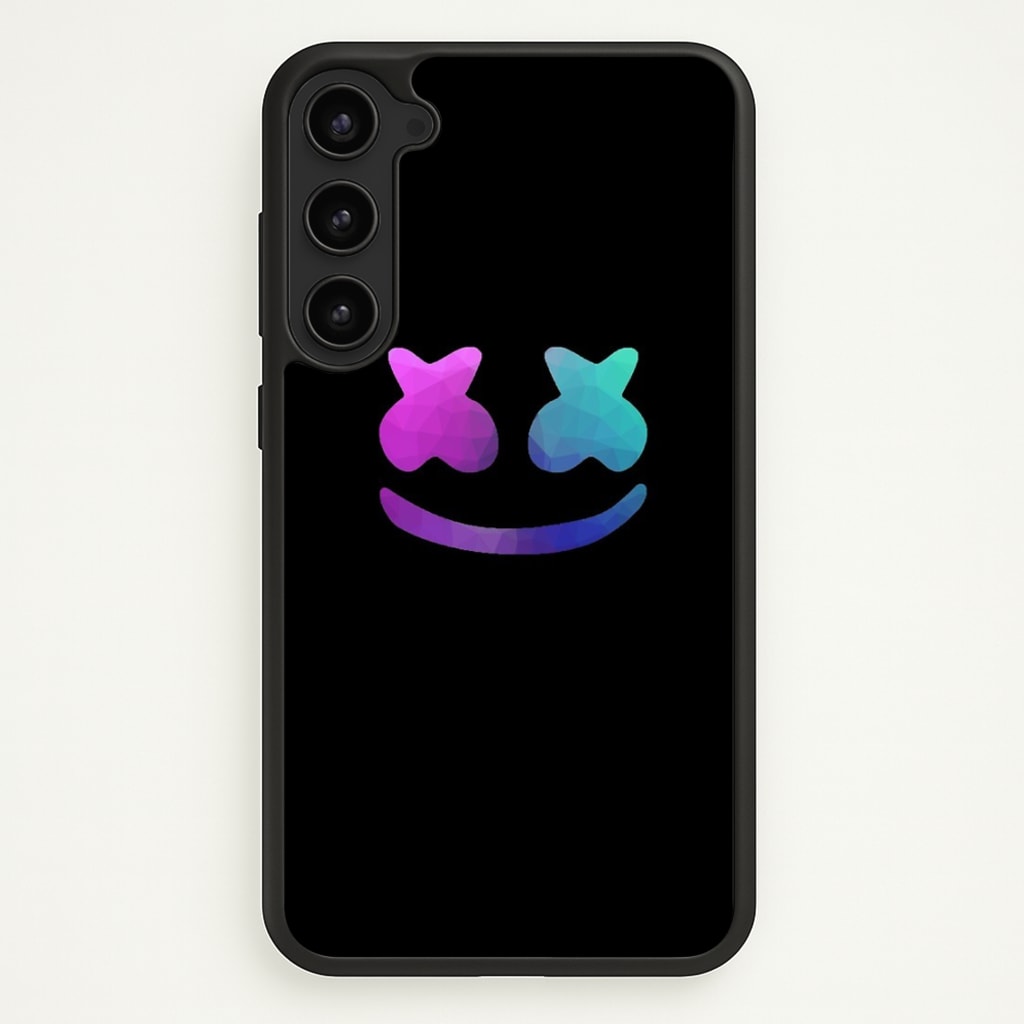 Black White Helmet DJ - Marshmello Phone Case for Galaxy S23