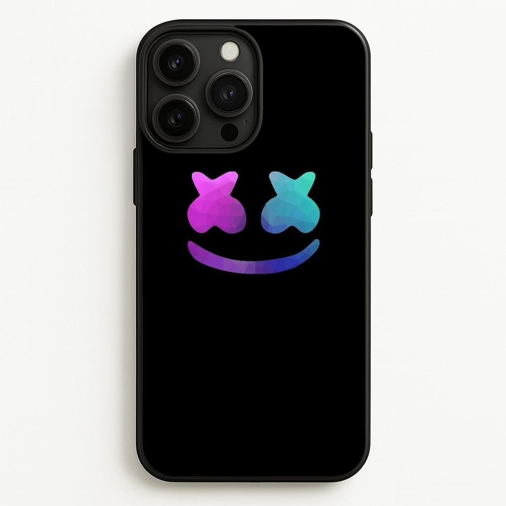 Black White Helmet DJ - Marshmello Phone Case for iPhone 13 Pro Max
