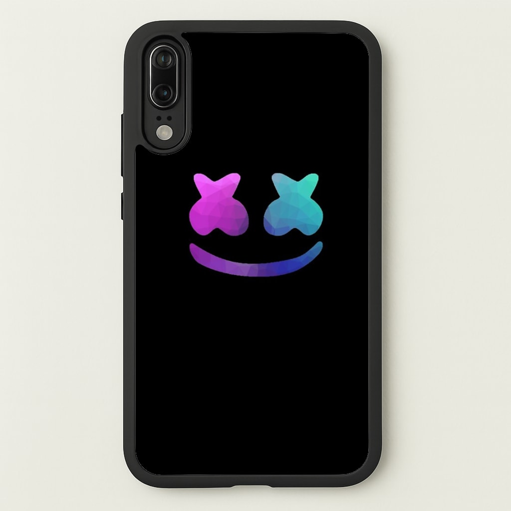 Black White Helmet DJ - Marshmello Phone Case for Huawei P20