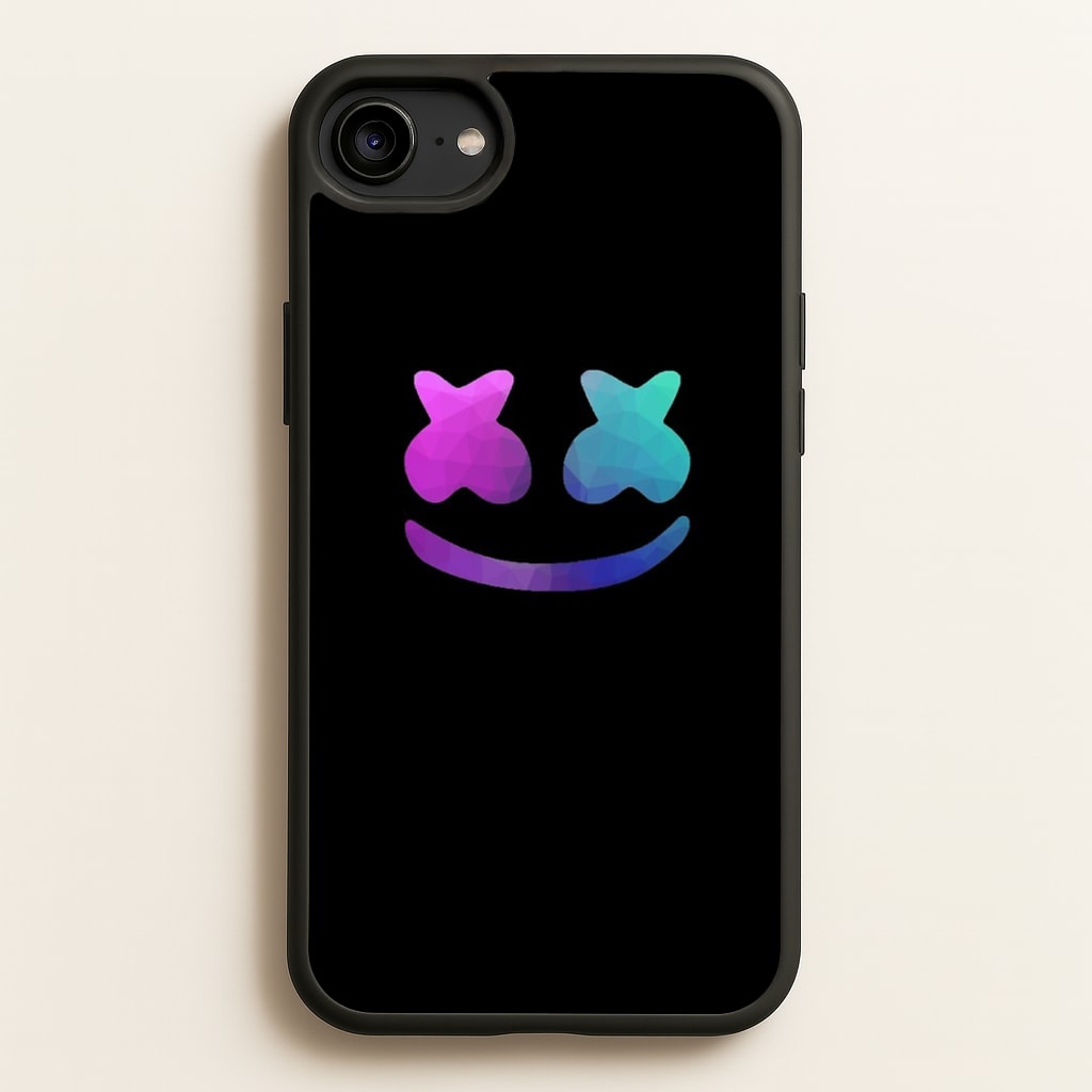 Black White Helmet DJ - Marshmello Phone Case for iPhone 6 / 7 / 8 / SE
