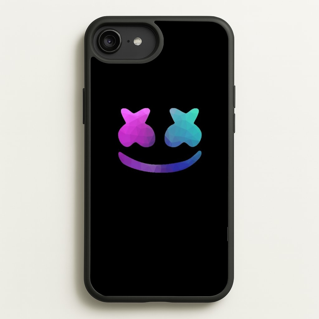 Black White Helmet DJ - Marshmello Phone Case for iPhone 6 Plus / 7 Plus / 8 Plus