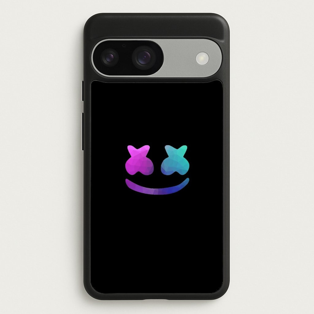 Black White Helmet DJ - Marshmello Phone Case for Google Pixel 9 / 9 Pro