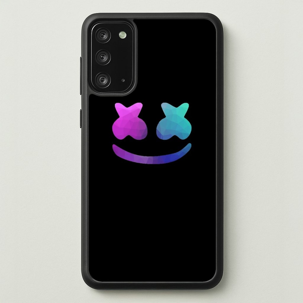 Black White Helmet DJ - Marshmello Phone Case for Galaxy Note 20