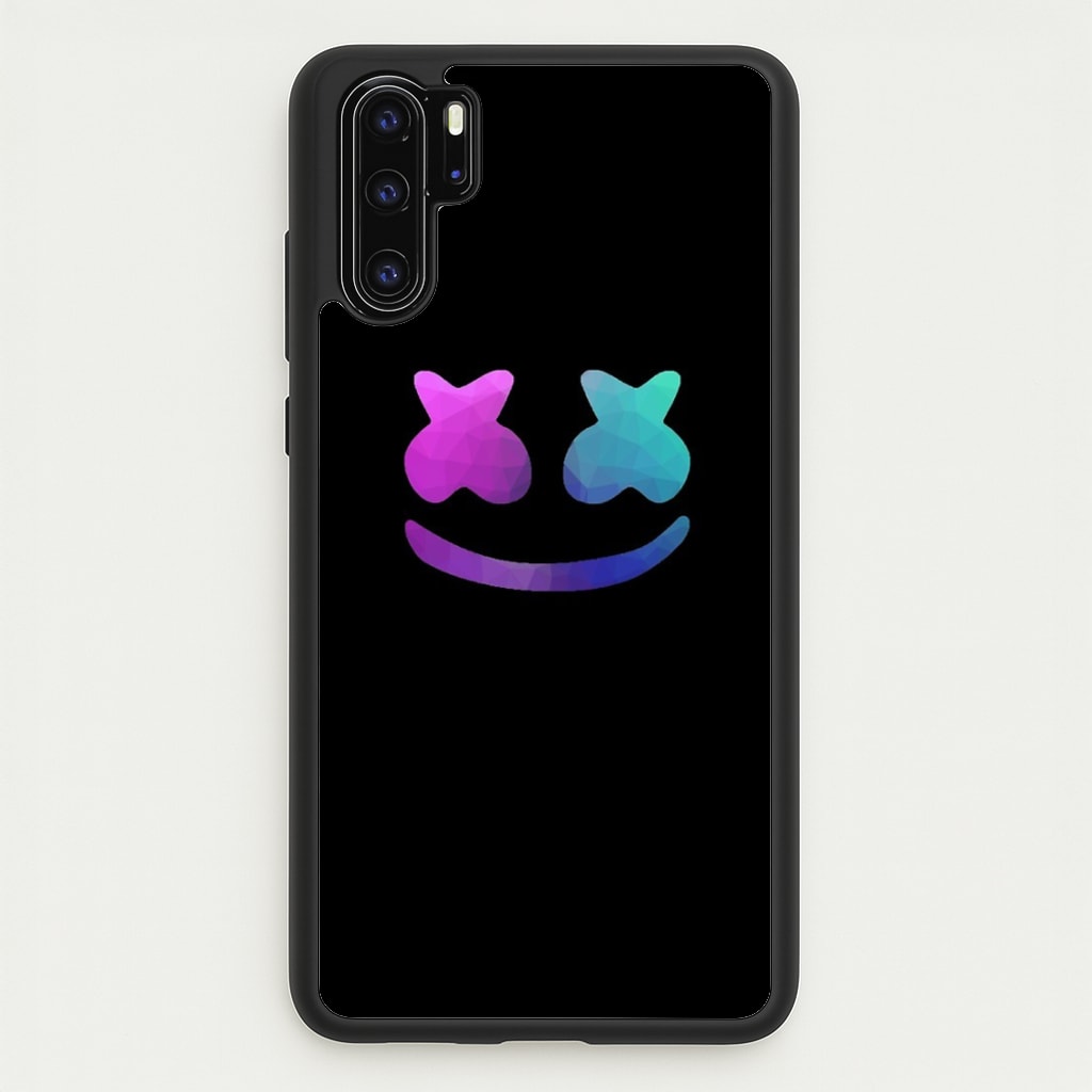 Black White Helmet DJ - Marshmello Phone Case for Huawei P30 Pro