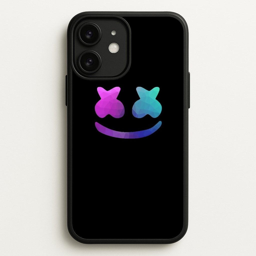 Black White Helmet DJ - Marshmello Phone Case for iPhone 11