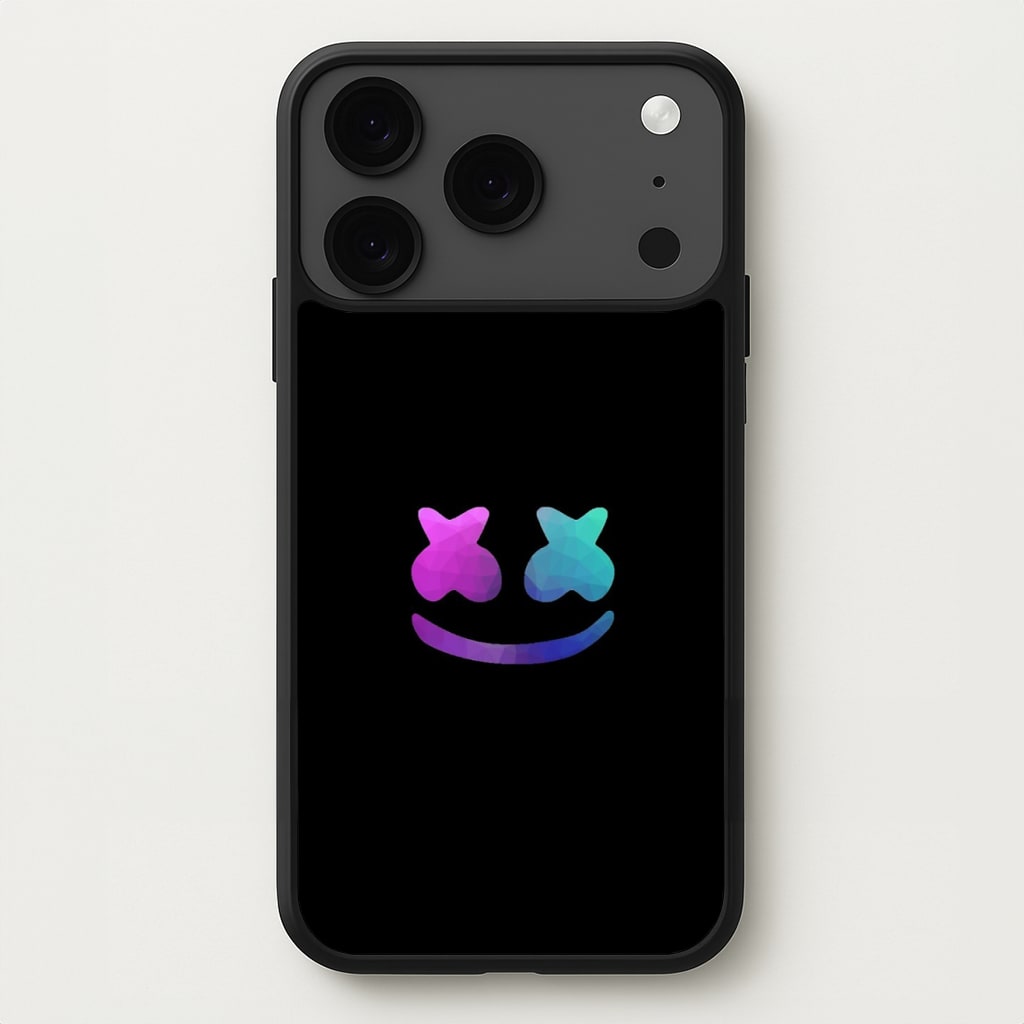 Black White Helmet DJ Phone Case for iPhone 17 Pro