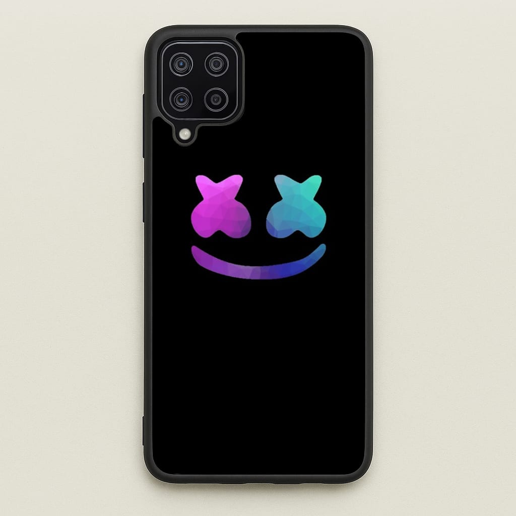 Black White Helmet DJ - Marshmello Phone Case for Galaxy A12