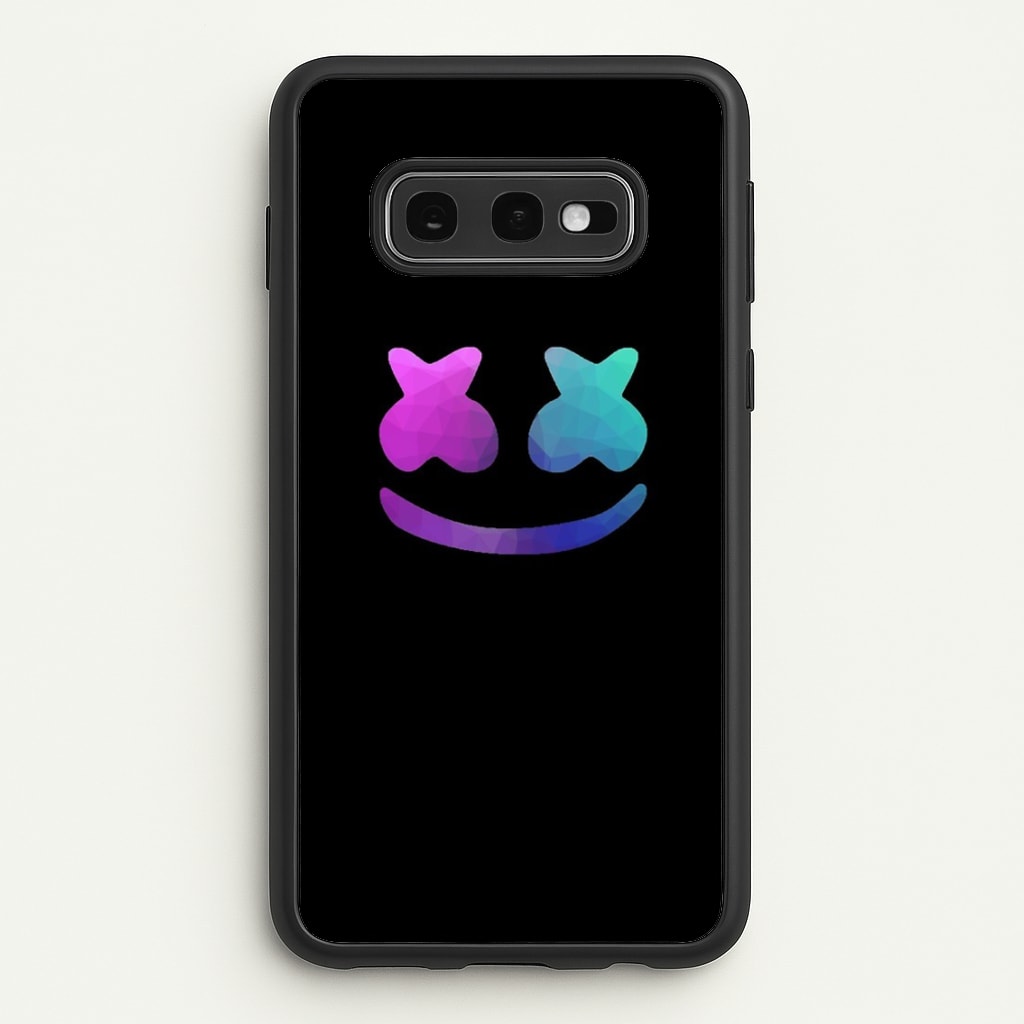 Black White Helmet DJ - Marshmello Phone Case for Galaxy S10e