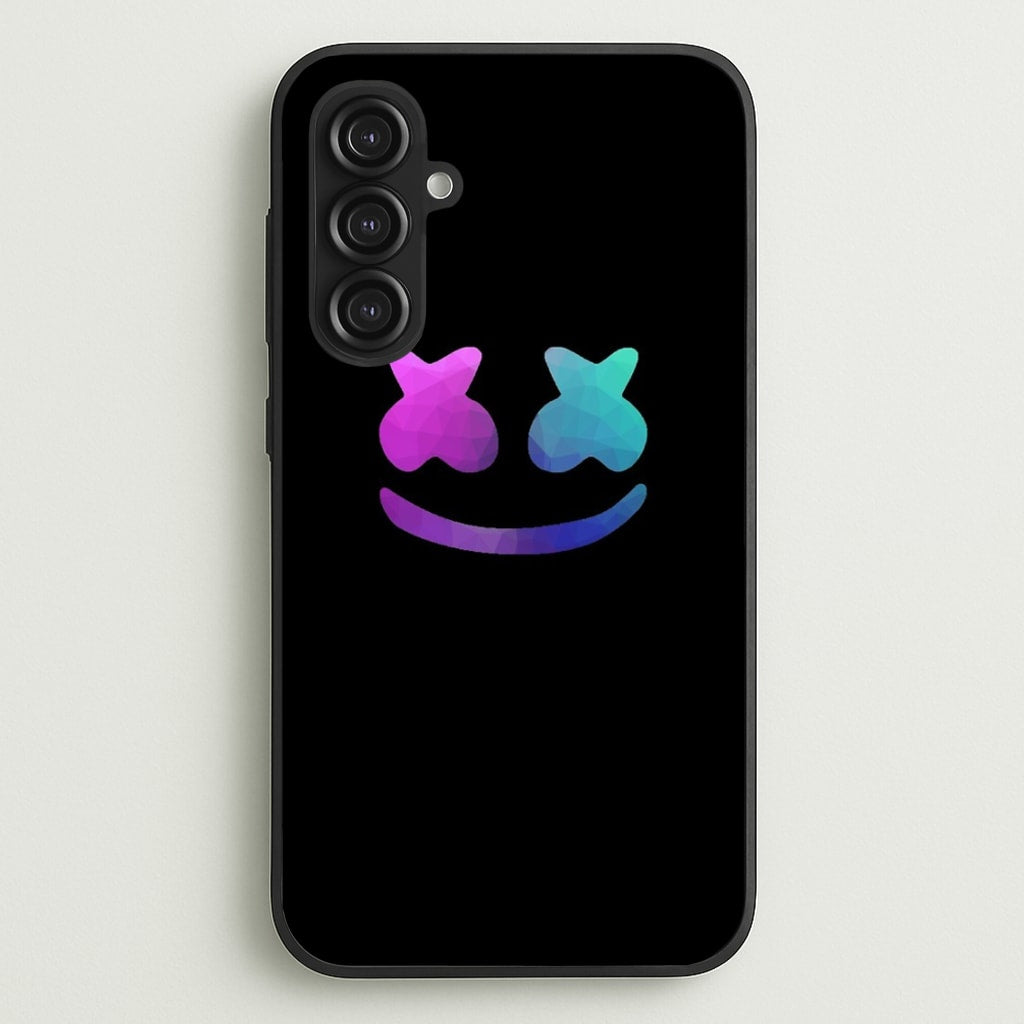 Black White Helmet DJ - Marshmello Phone Case for Galaxy S23FE