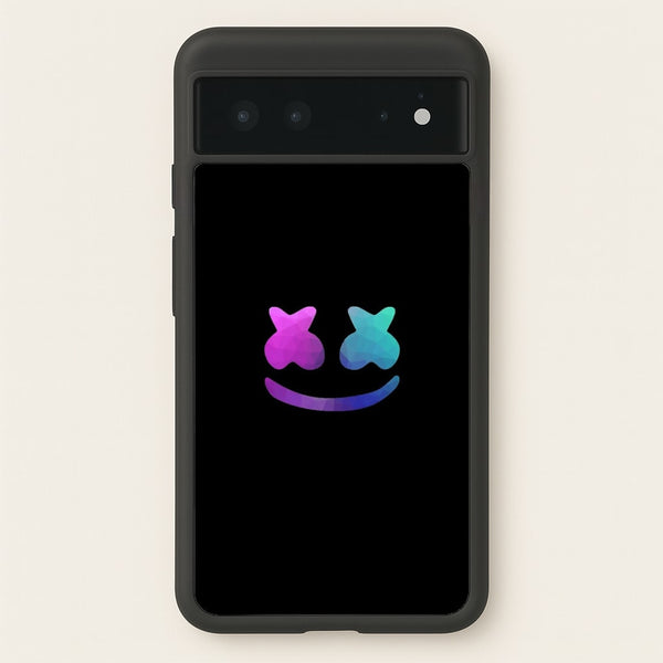 Black White Helmet DJ - Marshmello Phone Case for Google Pixel 6