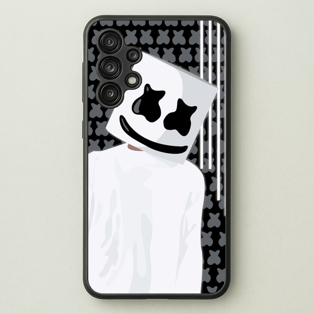 Stars And Stripes - White Helmet DJ - Marshmello Phone Case for Galaxy A13