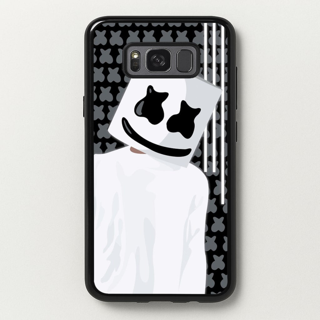 Stars And Stripes - White Helmet DJ - Marshmello Phone Case for Galaxy S8