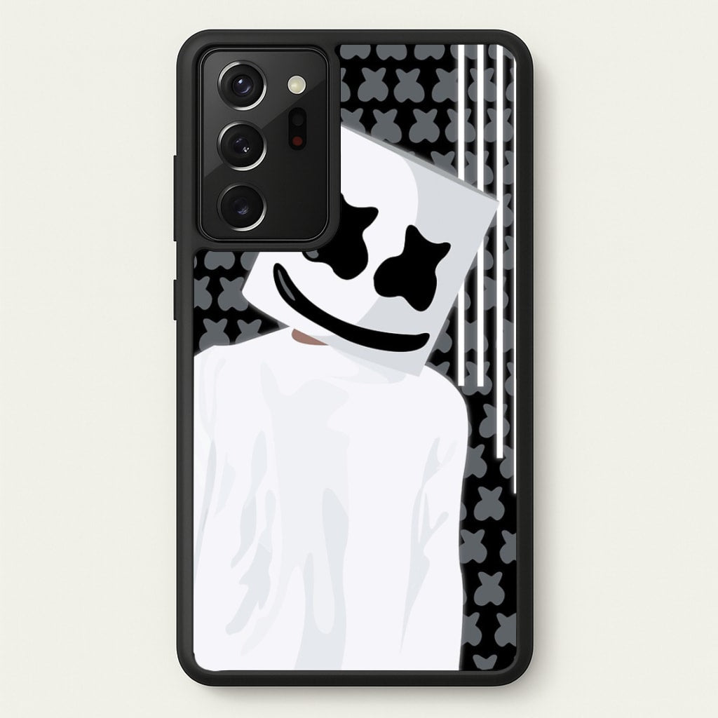 Stars And Stripes - White Helmet DJ - Marshmello Phone Case for Galaxy Note 20 Ultra