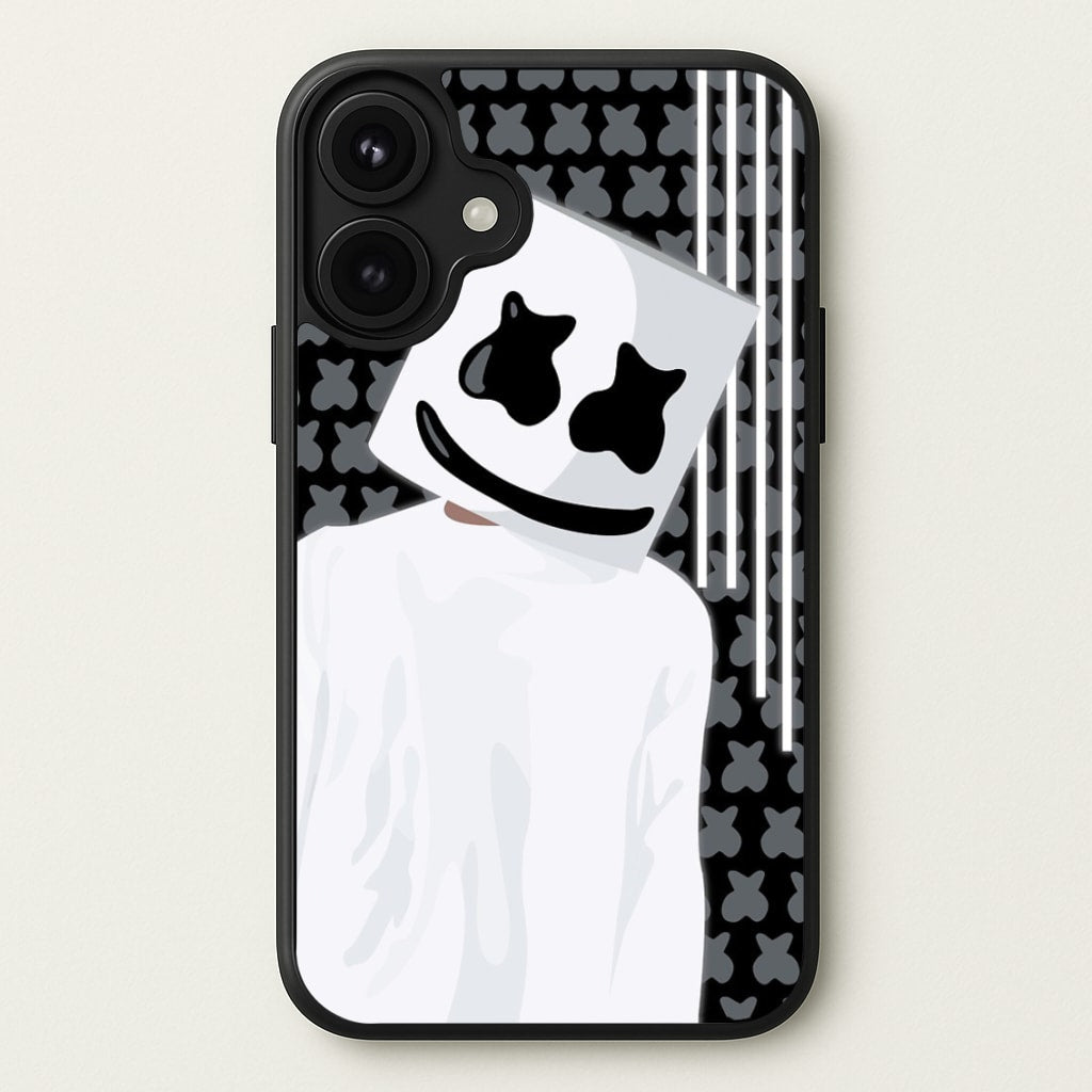 Stars And Stripes - White Helmet DJ Phone Case for iPhone 17