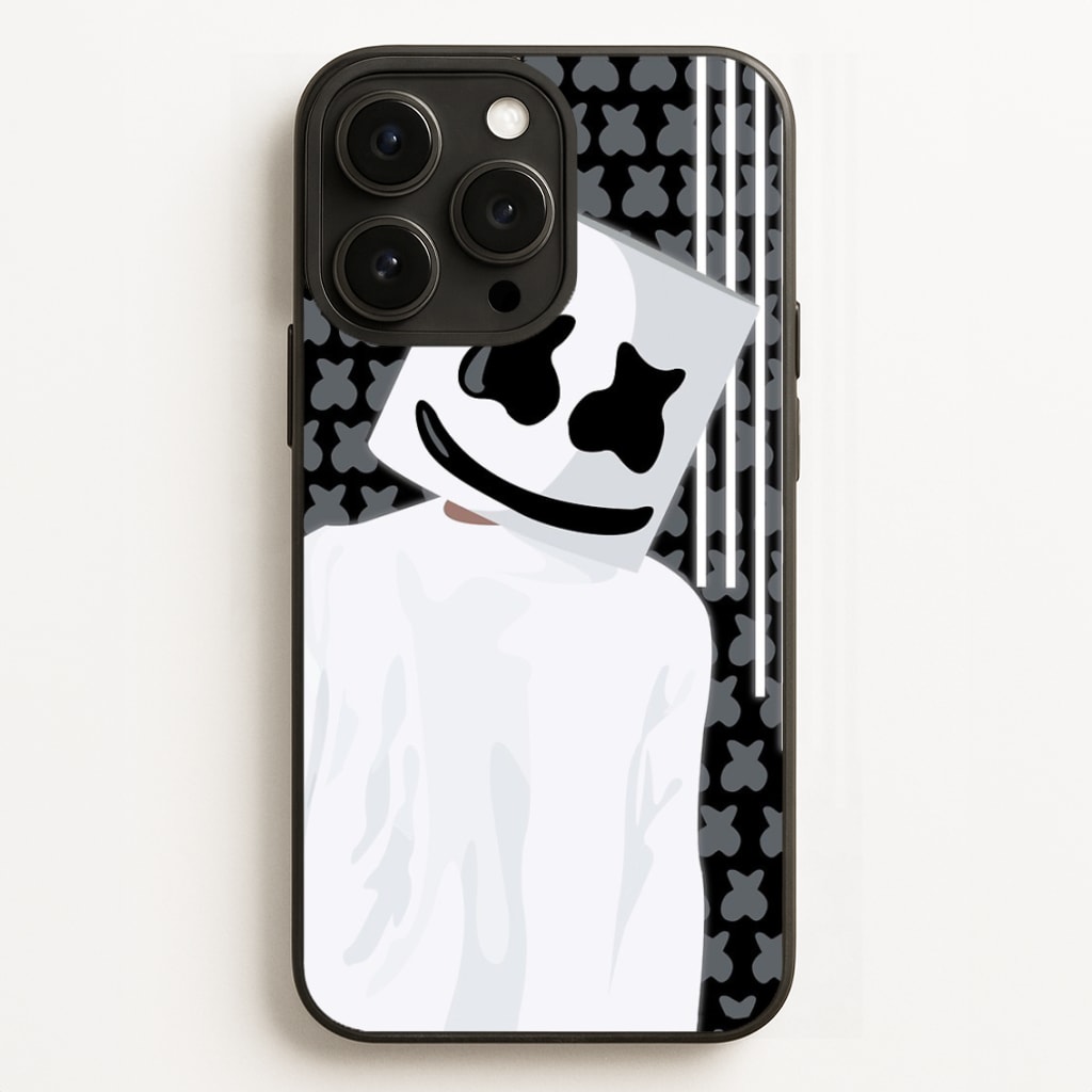 Stars And Stripes - White Helmet DJ - Marshmello Phone Case for iPhone 12 Pro Max