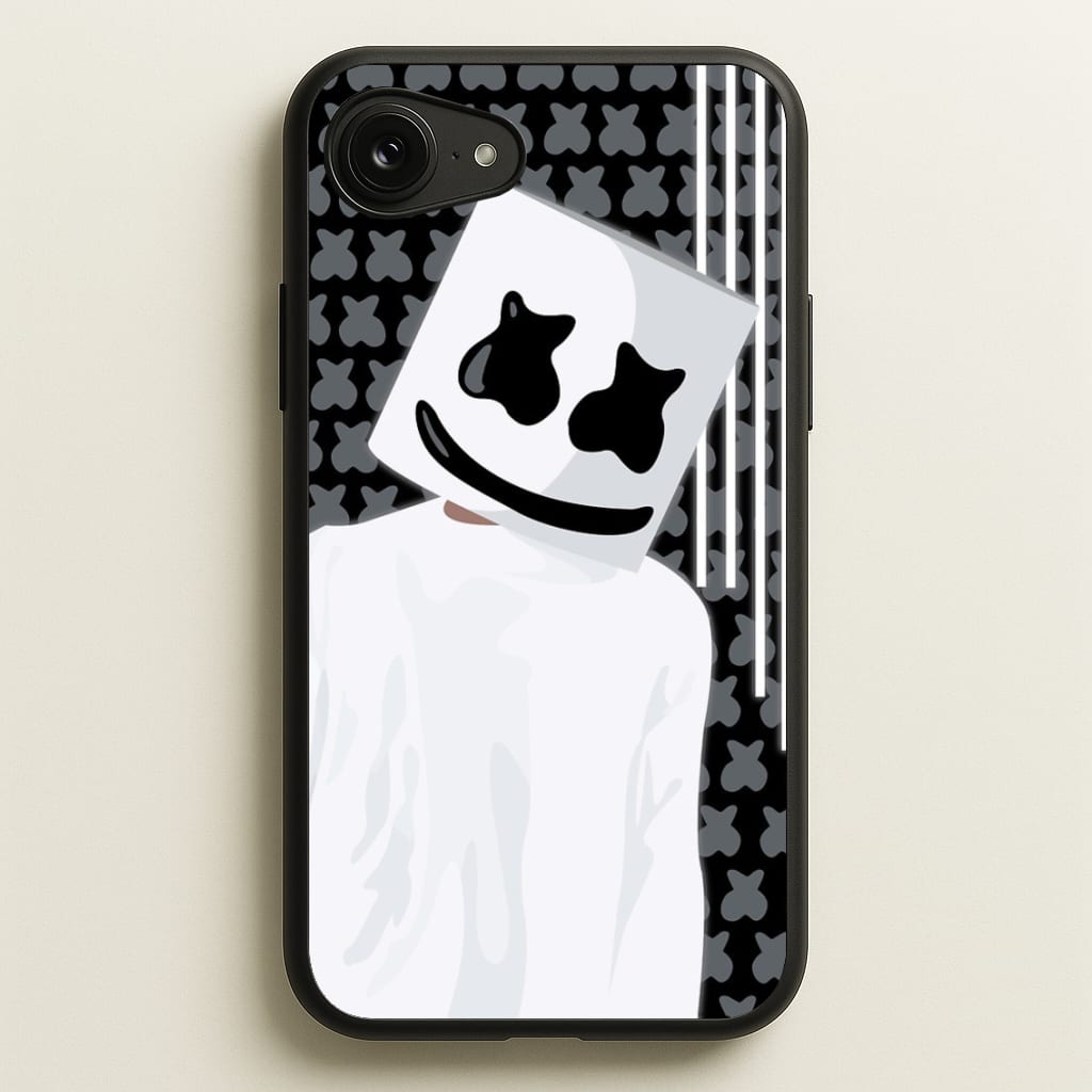 Stars And Stripes - White Helmet DJ - Marshmello Phone Case for iPhone 16e