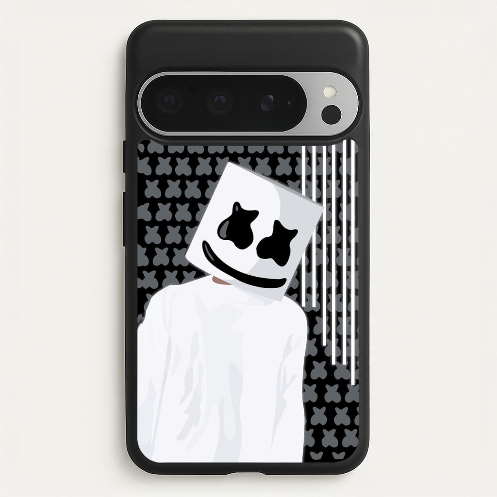 Stars And Stripes - White Helmet DJ - Marshmello Phone Case for Google Pixel 9 Pro XL