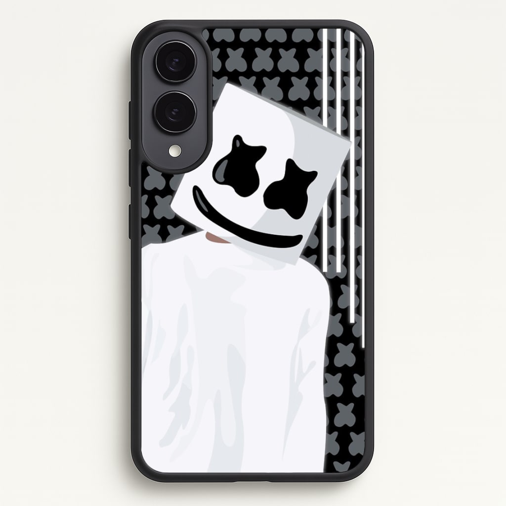 Stars And Stripes - White Helmet DJ - Marshmello Phone Case for Galaxy S25 Edge