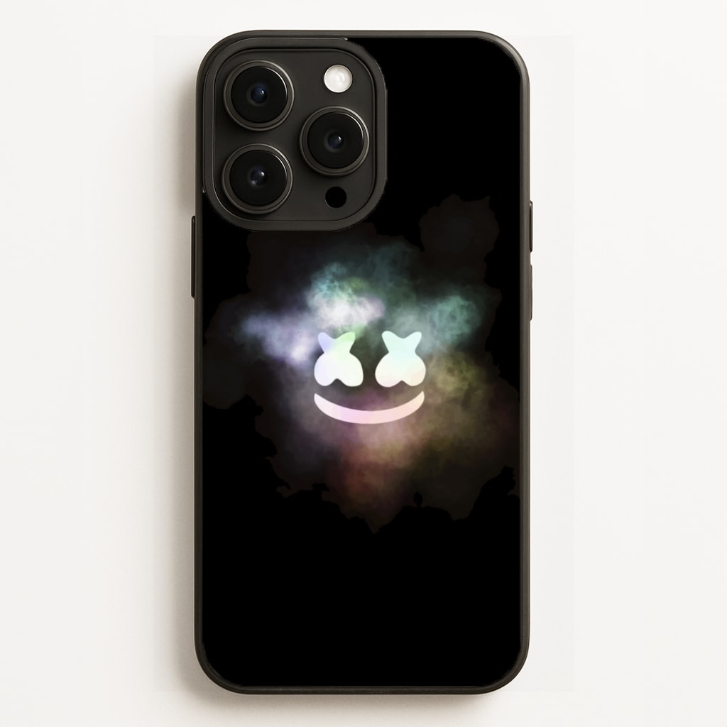 Black White Helmet DJ Smoke - Marshmello Phone Case for iPhone 16 Pro Max